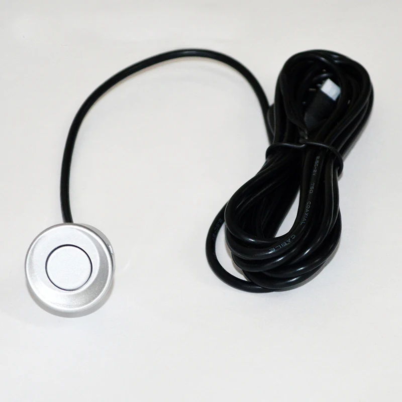 YASOKRO-Sensor de estacionamiento Led para coche, Detector automático de coche, pantalla Parktronic, sistema de Monitor de marcha atrás con 4 sensores