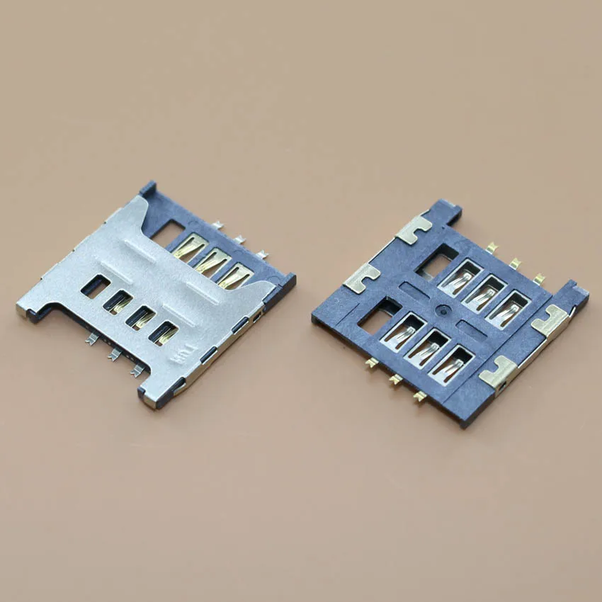 YuXi 1 cái/lốc ổ cắm Thẻ Sim Khe Chủ Tray Phụ Tùng Thay Thế đối Với Samsung GT E1200M E1200 I519 I939D I939i