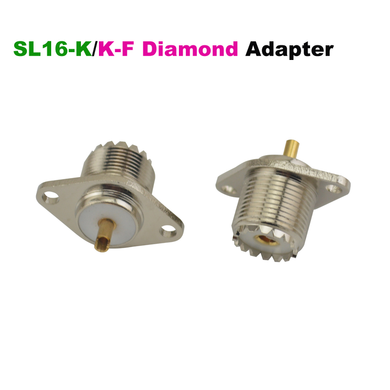 SL16-K (UHF SO239 Nữ)/KF Kim Cương Ổ Cắm jack Bộ Chuyển Đổi RF