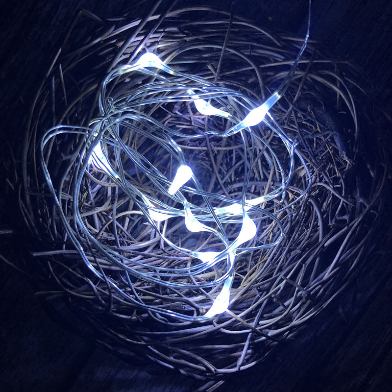 Guirnalda de luces LED Mini luces de hadas impermeables para Navidad, vacaciones, fiesta, jardín, dormitorio, decoración de boda, lámpara interior al aire libre