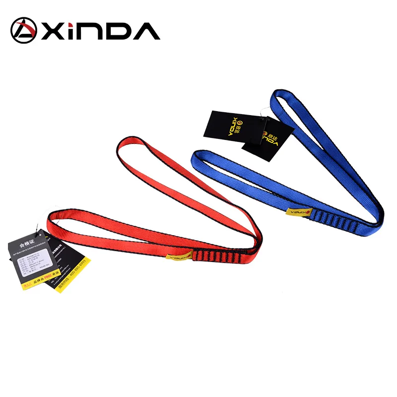 XINDA Chuyên Nghiệp Ngoài Trời Đá Thiết Bị Nylon Sling Đai Bảo Vệ Tiếp Liệu Cao Cấp Đeo Thắt Lưng