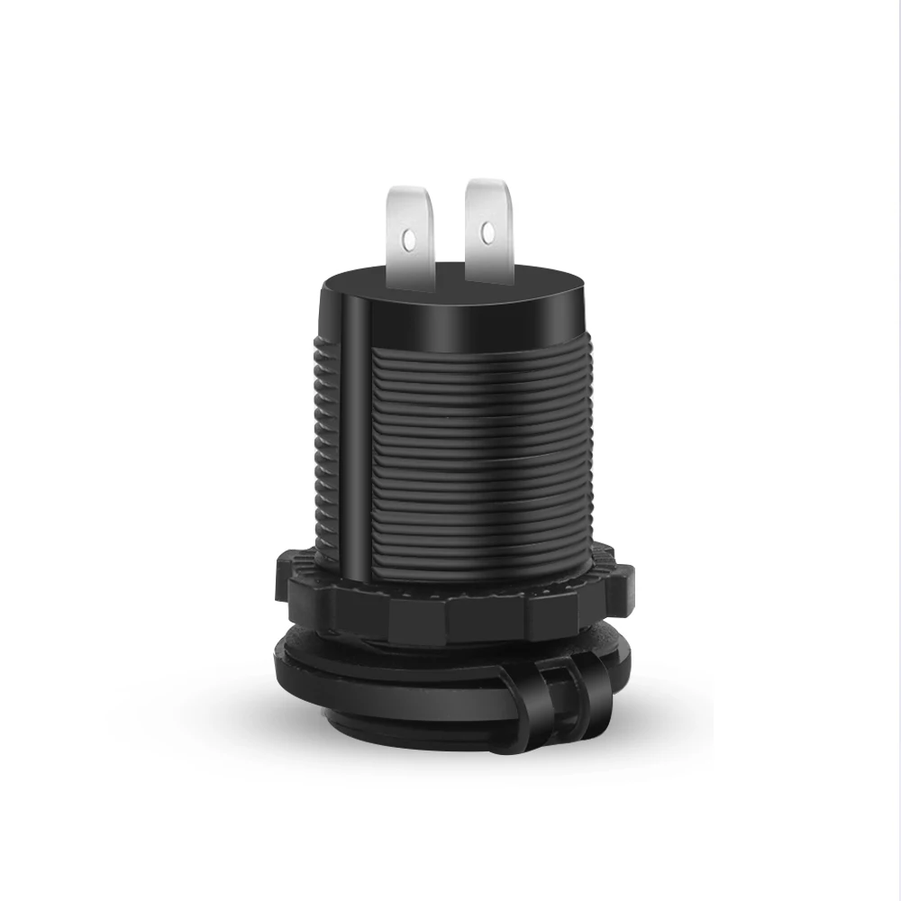 KEBID Đôi 12V Cổng USB Sạc Xe Hơi Ổ Cắm Cắm Thuốc Lá Điếu Ổ Cắm Cho Tự Động Thuyền Chống Nước Điện Thoại Di Động Sạc bộ Chuyển Đổi