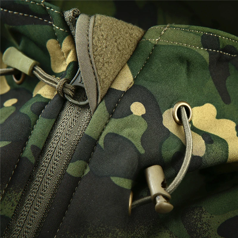 Mege Herren Fleece taktische Jacke Männer wasserdichte Soft shell Wind jacke Winter Kapuze Mantel Jagd Kleidung