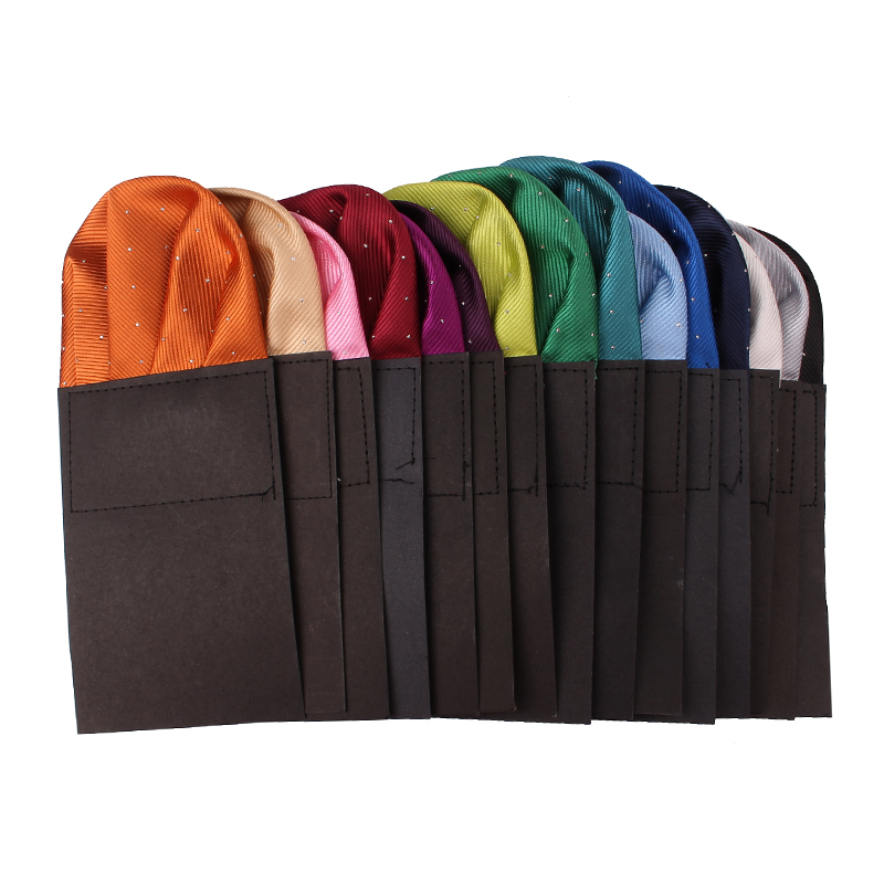 จุดแฟชั่นชุดพ็อกเก็ตสแควร์สำหรับผู้ชายธุรกิจหน้าอกผ้าเช็ดตัว Hanky สุภาพบุรุษ Hankies คลาสสิกชุดผ้าเช็ดปาก Mens ผ้าเช็ดหน้า