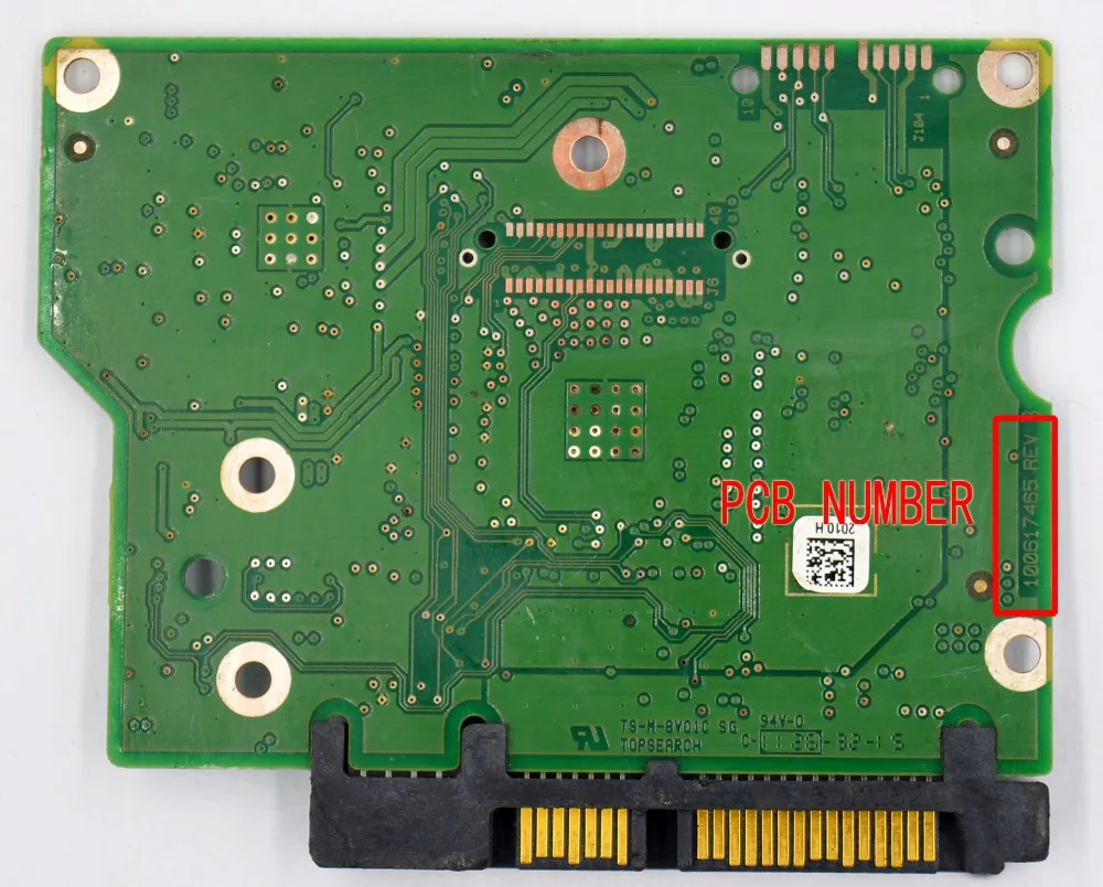 100617465 REV B , 100617465 REV A / Placa de circuito de disco duro /Seagate/2008, 2006 ,0114/ ST3000DM001 ,ST2000DL003 , ST2000DM001