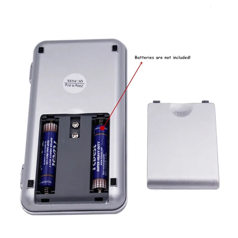 Pocket Balance Gewicht Digitale Sieradenweegschaal 0,01 g x 200 g Met doos 20% korting