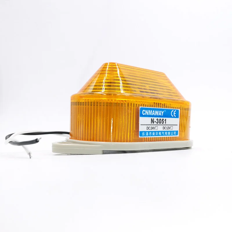 N-3051 Đèn Báo Nhấp Nháy Tín Hiệu Cảnh Báo Đèn Nhỏ Ánh Sáng Nhấp Nháy Báo Động An Ninh 12V 24V 220V LED IP44