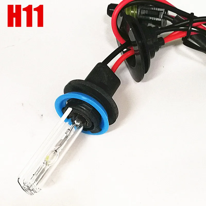 2 uds lámpara oculta 35W H11 H7 H3 H1 9005 9006 HB3 HB4 auto 12v lámpara de faro de xenón 6000k 8000k 10000k