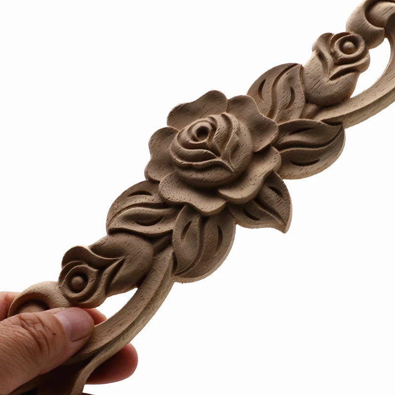 1 Máy Tính Tự Nhiên Độc Đáo Hoa Cỏ Gỗ Gỗ Tượng Hình Thủ Công Góc Appliques Khung Treo Tường Cửa Nội Thất Chạm Khắc Gỗ Africa Handmade Trang Trí