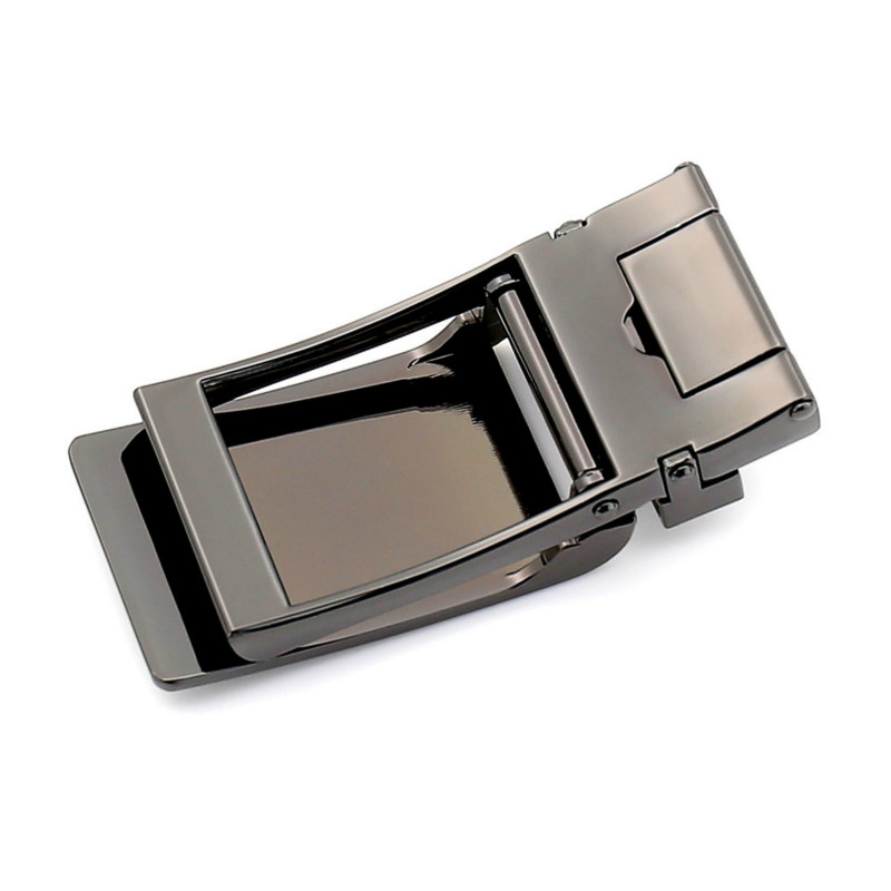 Echter Herren-Gürtelkopf, Gürtelschnalle, Freizeit-Gürtelkopf, Business-Zubehör, automatische Schnalle, Breite 3,1 cm, Luxusmode LY155-0132