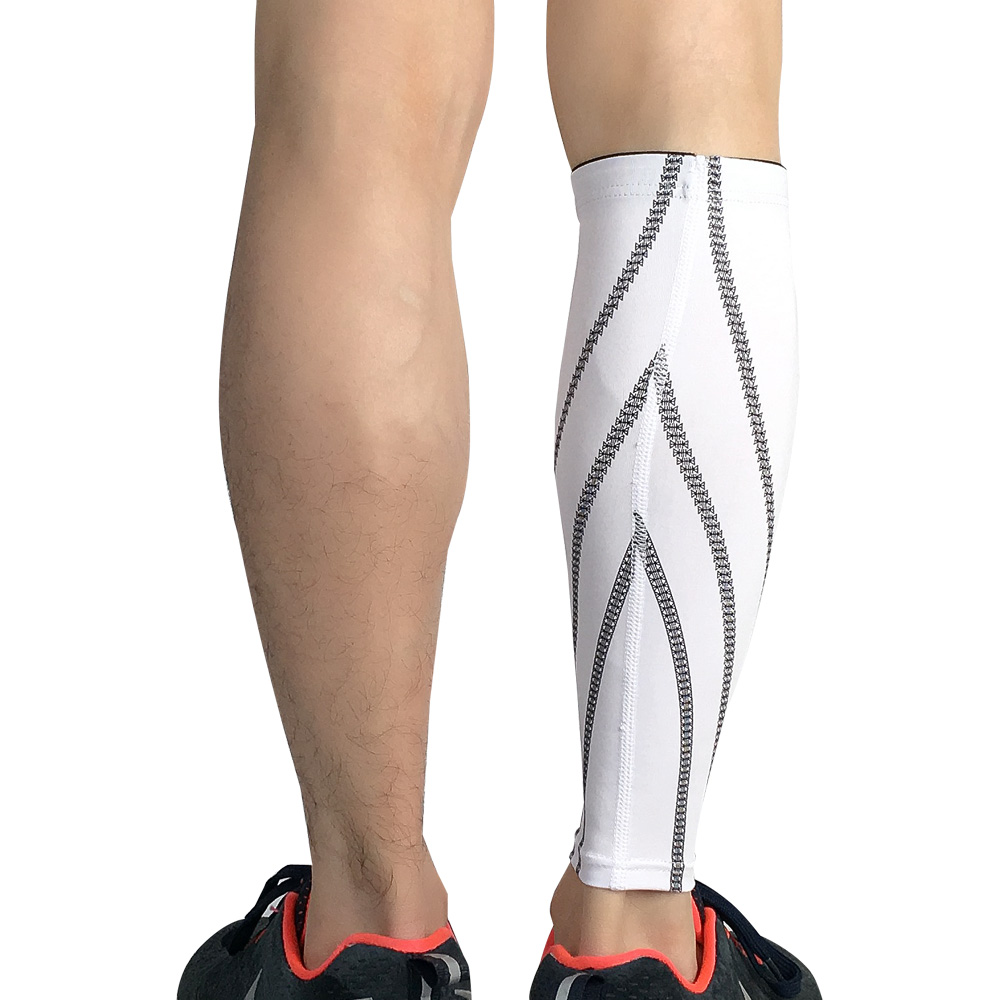 Sport Kalb Bein Brace Compression Elastische Bein Hülse Unterstützung Basketball Laufen SPSLF0043
