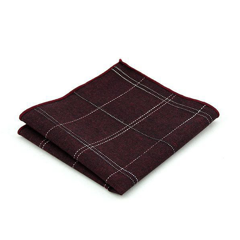 Huishi conjunto de cachecol, de alta qualidade, listrado, de bolso, algodão, quadrado, masculino, para negócios, lenços sólidos