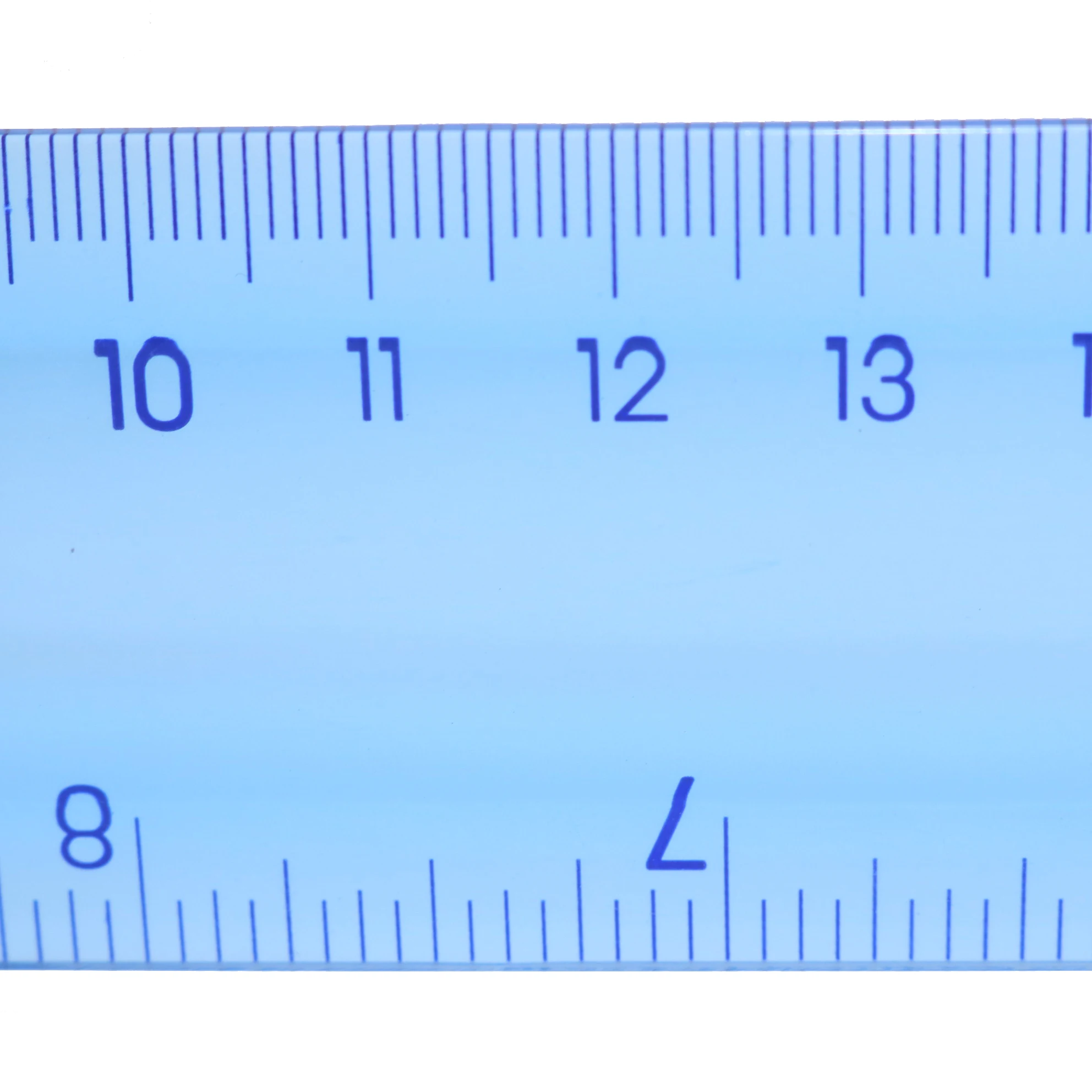 1 Pcs Blue/green 20cm/30cm Flexible Ruler Transparent Drawing Ruler For Students Creative Plastic Soft Ruler Office And School