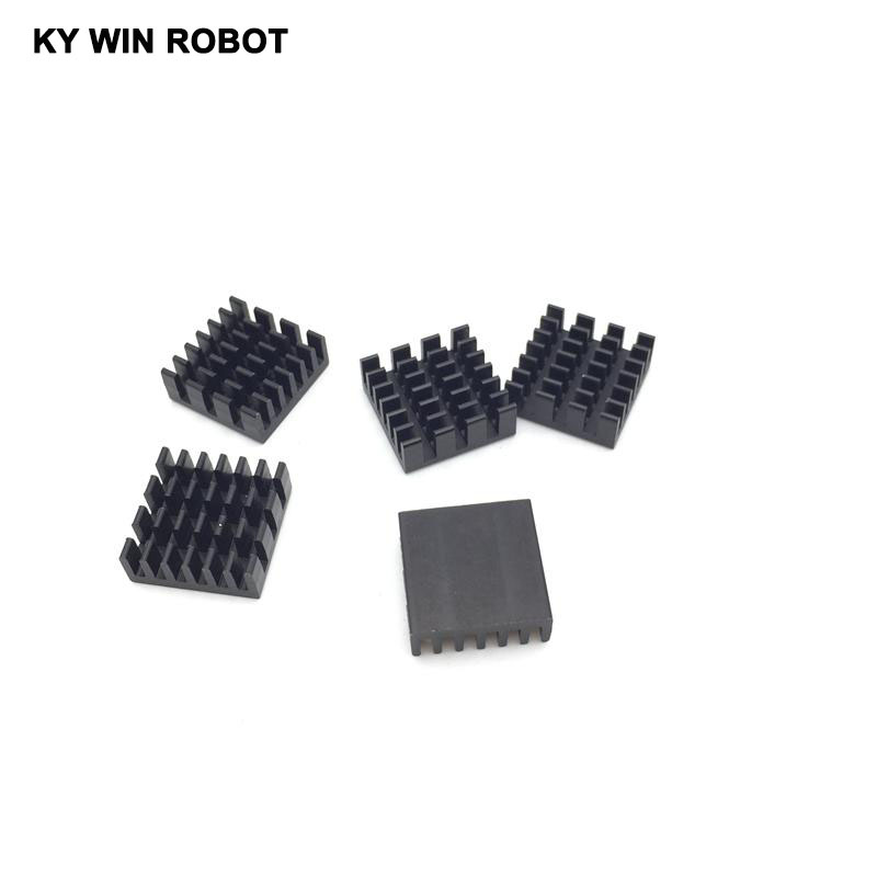 5 teile/los Aluminium Kühlung kühlkörper 14x14x6MM Schwarz Chipsatz RAM Kühlkörper Heizkörper routing katze gewidmet chip