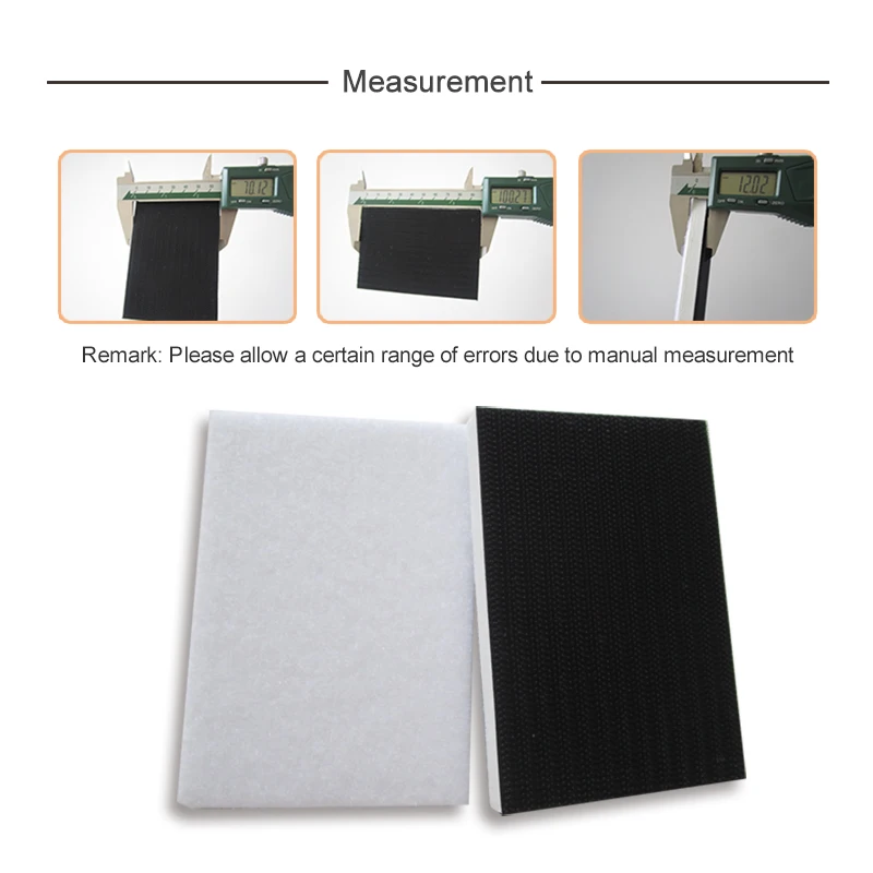 70*100mm Rectangle Soft Sponge Interface Pad Damping Pad for Sander Backing Pad Abrasive Tools Accessories - Hook and Loop
