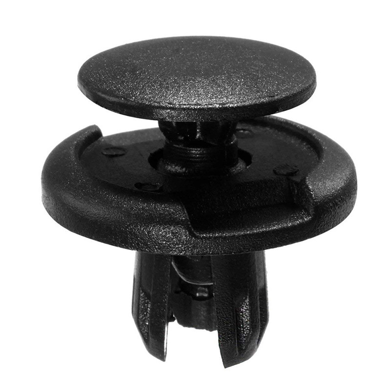 50 Uds. De sujetador de parachoques de plástico para coche, retenedor de remache, tipo empuje, cubierta de motor, guardabarros, Panel embellecedor de puerta de coche, Clip para Toyota