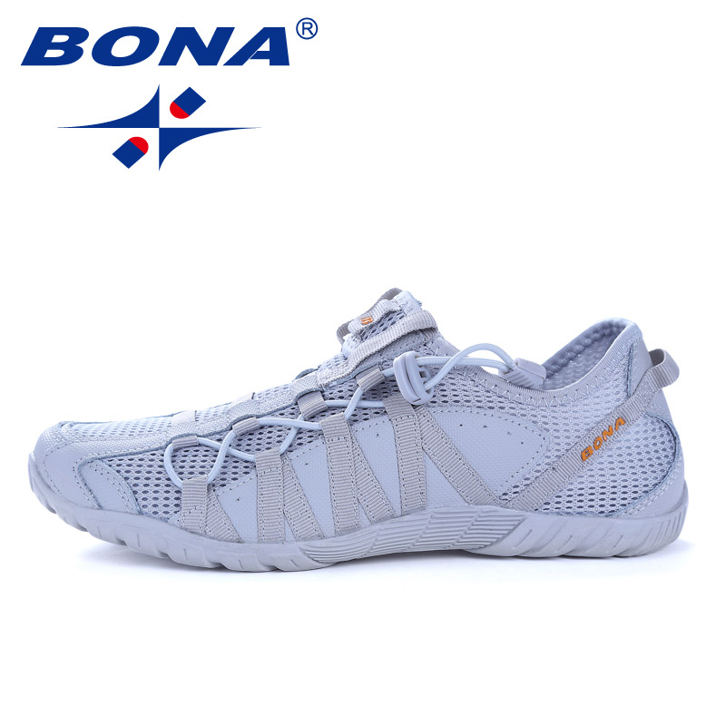 BONA, nuevo estilo Popular, zapatos para correr para hombre, zapatos atléticos con cordones, zapatillas para caminar al aire libre, zapatillas cómodas para correr