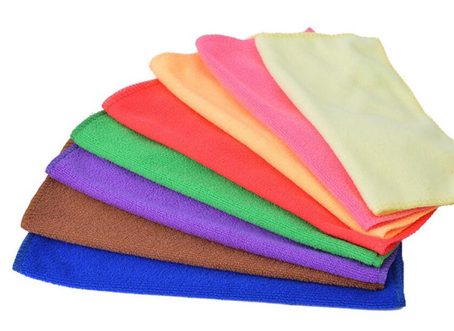 MINI pañuelo de microfibra de Color puro Unisex para niños y adultos de 25x25cm, pañuelos pequeños absorbentes para el cabello de secado rápido