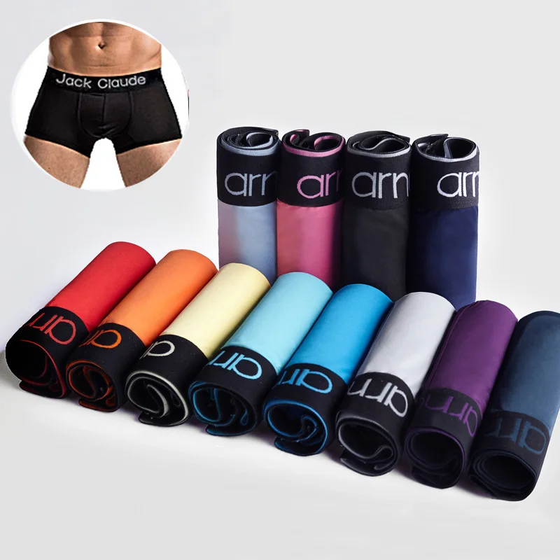 Bộ 10 Jack Claude Quần Lót Nam Võ Sĩ Thương Hiệu Nam Quần Lót Boxer Modal Gợi Cảm Cueca Boxer Nam 10 Chiếc Quần Lót Nam quần Lót