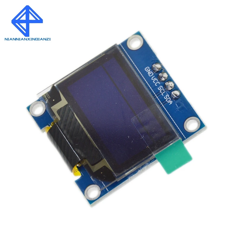 Azul branco cor 128x64 amarelo azul oled lcd módulo de exibição led para arduino 0.96 polegada i2c iic serial novo original