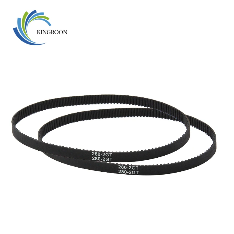 GT2 ปิด Loop Timing Belt ยาง 2GT 6 มม.3D เครื่องพิมพ์ 110 112 122 158 200 280 300 400 610 852 มม.Synchronous เข็มขัด Part