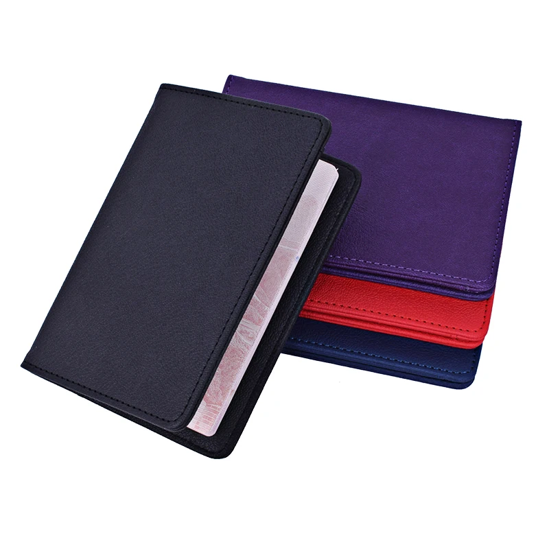 ปกหนังสือเดินทางหนังผู้หญิงผู้ถือหนังสือเดินทางท่องเที่ยวพร้อมผู้ถือบัตรเครดิตกระเป๋าสตางค์ Protector COVER Case