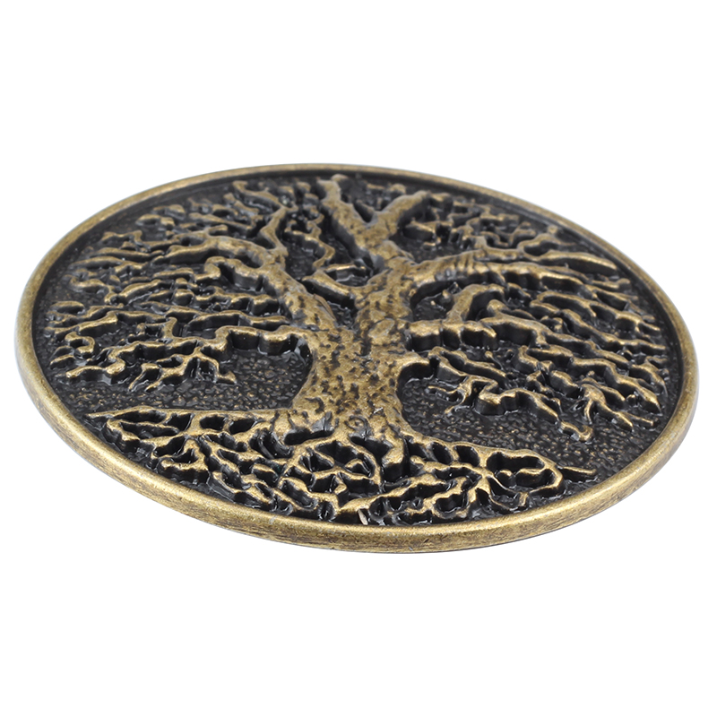 Baum Schnalle Runde Legierung Gürtel Zubehör