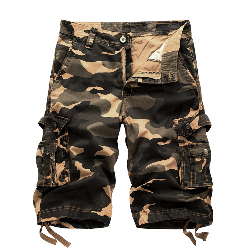 2024 sommer Military Camo Cargo-Shorts Mode Camouflage Multi-Tasche Homme Armee Casual Shorts Bermudas Masculina Plus größe 40