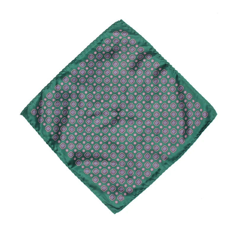 男性のブランドハンカチヴィンテージ幾何ポケット正方形ソフト Hankies ウェディングパーティービジネスシルクカラフルな胸タオルギフト海軍
