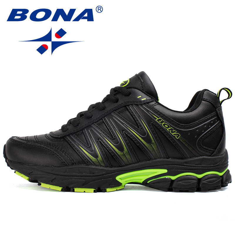 BONA, nuevo estilo novedoso, zapatos para correr para mujer, zapatos deportivos con cordones, zapatos deportivos para correr al aire libre, zapatos atléticos para caminar, zapatillas cómodas para mujer