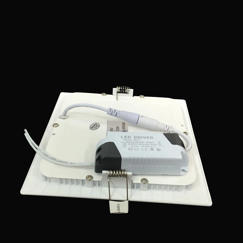 Siêu Mỏng Đèn Led Panel Âm Trần 3W 6W 9W 12W15W 18W Tròn/Vuông Đèn LED Ốp Trần Đèn đèn AC85-265V Đèn Led Panel Âm Trần Đèn