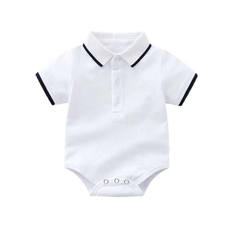 Conjunto de ropa Formal para recién nacidos, conjunto de Top y pantalón corto de algodón, traje de caballero para bebé, moda de verano