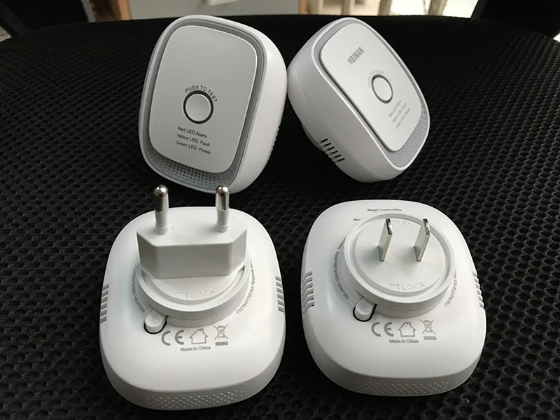 Nirkabel Pintar Inbuilt Sirene Bekerja dengan Kaku SmartThings Mudah Terbakar Gas Alarm Detektor HS1CG-E