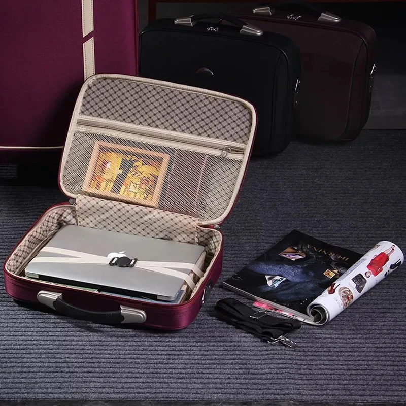 20 "24" zoll Männer & Frauen Reisen Gepäck set Trolley koffer Marke Internat tasche Roll gepäck tasche Auf räder Mit handtasche