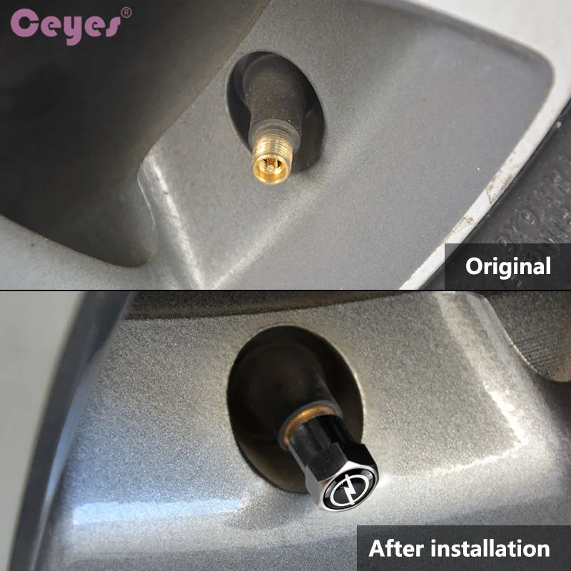 Ceyes 4 Cái/lốc Xe Biểu Tượng Kiểu Dáng Xe Dành Cho Opel Insignia Astra Antara Meriva Zafira H G Corsa Xe Ô Tô-tạo Kiểu Tự Động Phụ Kiện