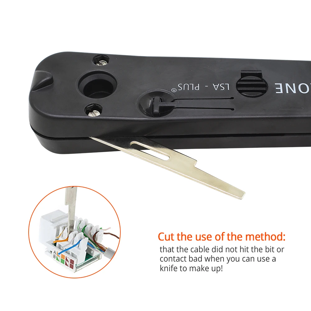 TISHRIC Krone RJ45 Crimper Chuyên Nghiệp LSA-Plus Viễn Thông Điện Thoại Dây Cáp RJ11 Quang Đấm Xuống Dụng Cụ Đóng Đnh Mạng Bộ