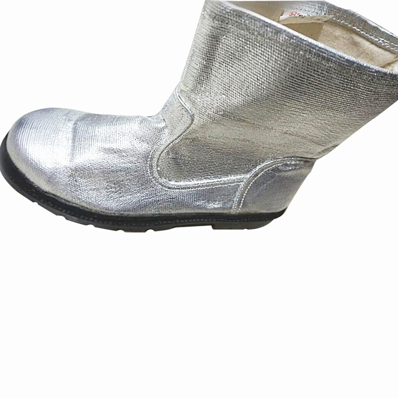 Composite Aluminium Foil Insulating Fire Fighting Safety Boots Heat Proof Shoes High Temperature Work Thermal Radiation Protect