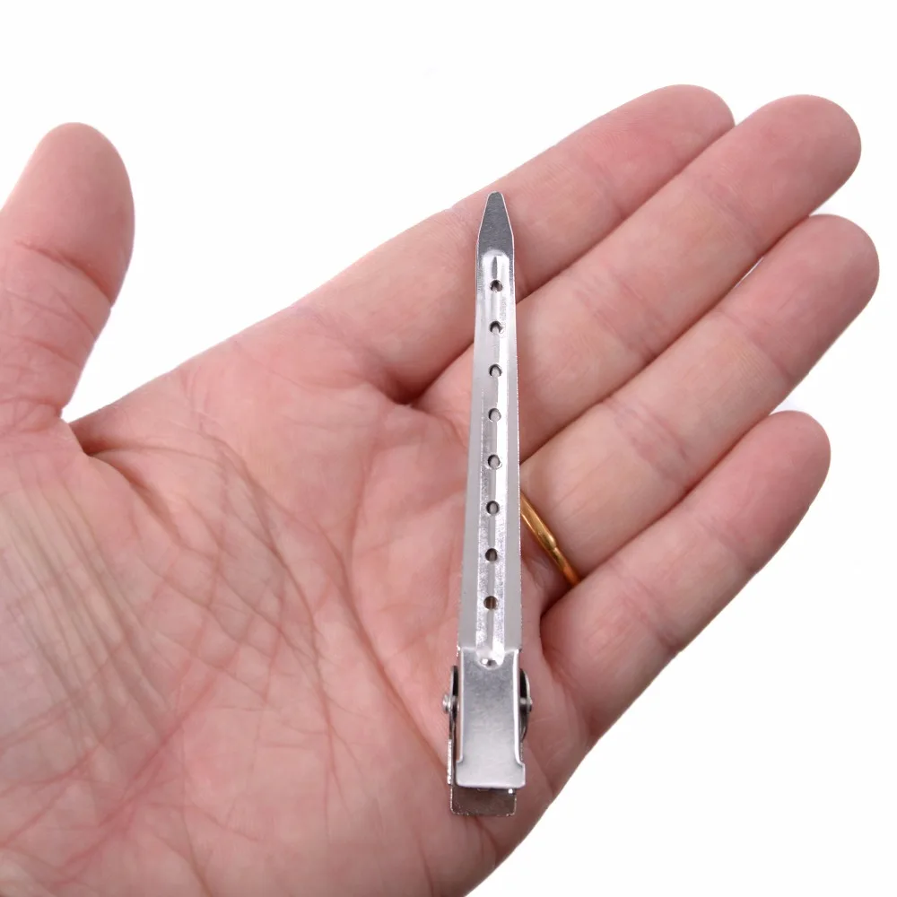 10 Chiếc 9CM Salon Chuyên Nghiệp Không Kẹp Tóc Dụng Cụ Tạo Kiểu Tóc Tự Làm Tóc Kẹp Tóc Barrettes Mũ Phụ Kiện