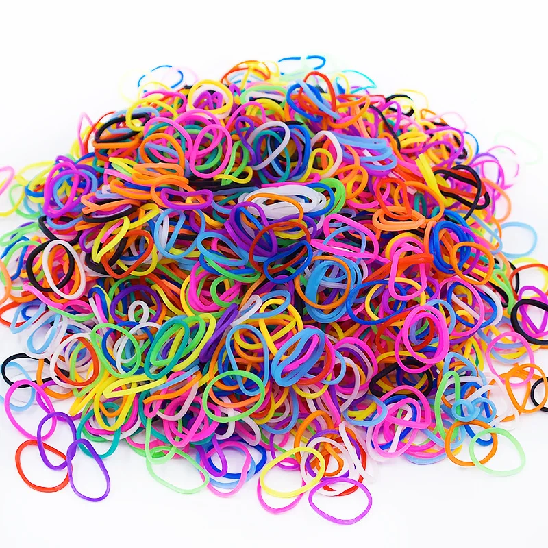 ของเล่น DIY ยางสร้อยข้อมือสําหรับเด็กหรือผมยาง Loom Bands เติมยาง band Make สร้อยข้อมือ DIY คริสต์มาส 2019 ของขวัญ