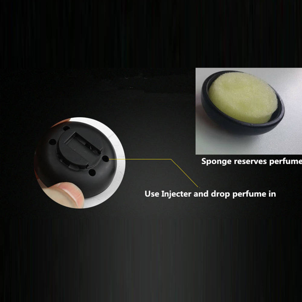 2 Pcs Luminova Kuarsa Mobil Jam + Termometer Ornamen Menghias Di/C AC Ventilasi Outlet Parfum