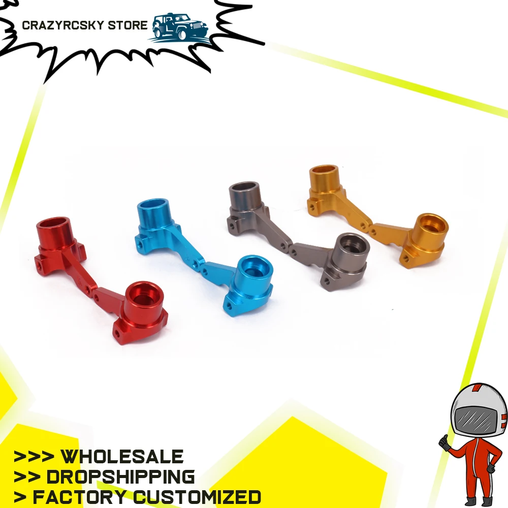 2PCS RCAWD Paduan Kemudi Hub Carrier untuk Rc Hobby Model Mobil 1/10 Kyosho Optima 4Wd Kemudi Blok Wanita Lengan kereta Off-Road