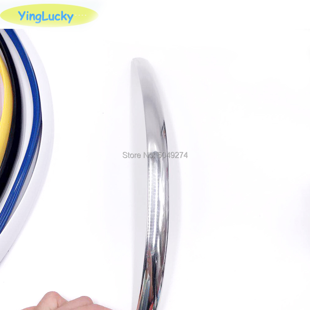 Yinglucky 32.8ft 10M Chiều Dài 16Mm/19Mm Rộng Nhựa T Ép Khuôn T Moulding Cho Arcade MAME máy Chơi Game Tủ Chrome/Đen