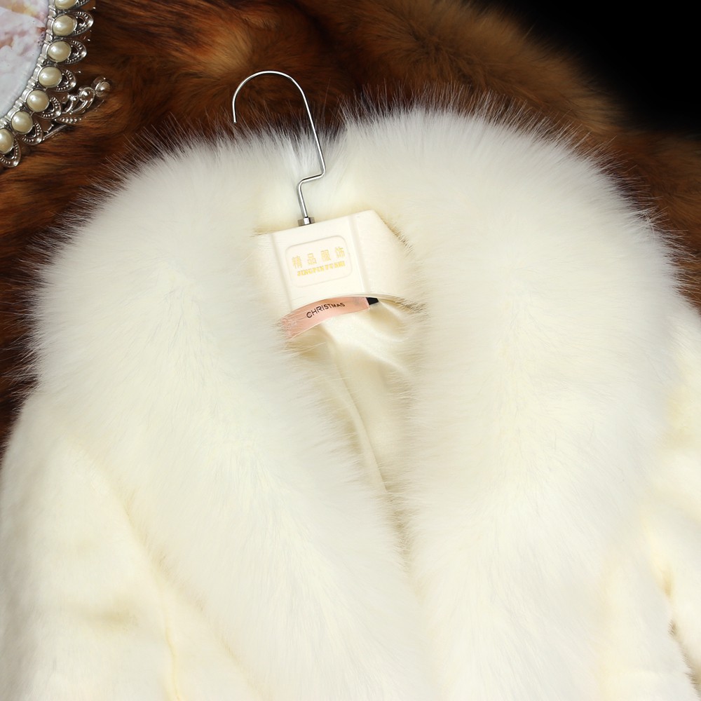 Elegant Faux Fur Coat Mink Fur Coat อบอุ่นแขนยาวหญิง Outerwear ฤดูใบไม้ร่วงฤดูหนาวแจ็คเก็ต Overcoat