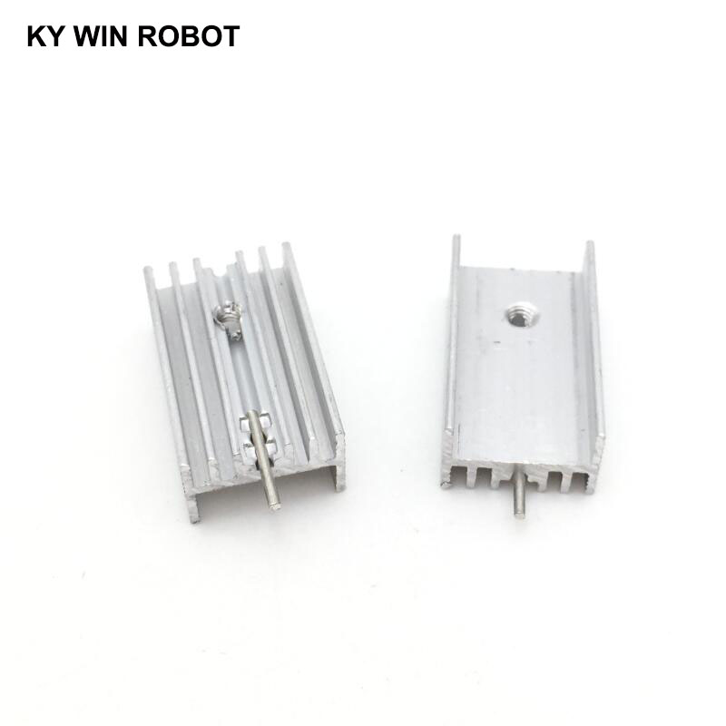 10 шт., алюминиевый радиатор для охлаждения 220, 25 х15х11 мм