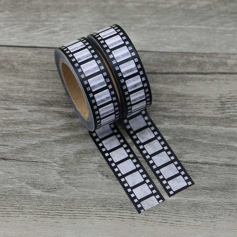 ฟิล์มสไลด์ Washi TAPE Planner กาวเทป DIY Scrapbooking สติกเกอร์ป้ายญี่ปุ่น Masking เทป