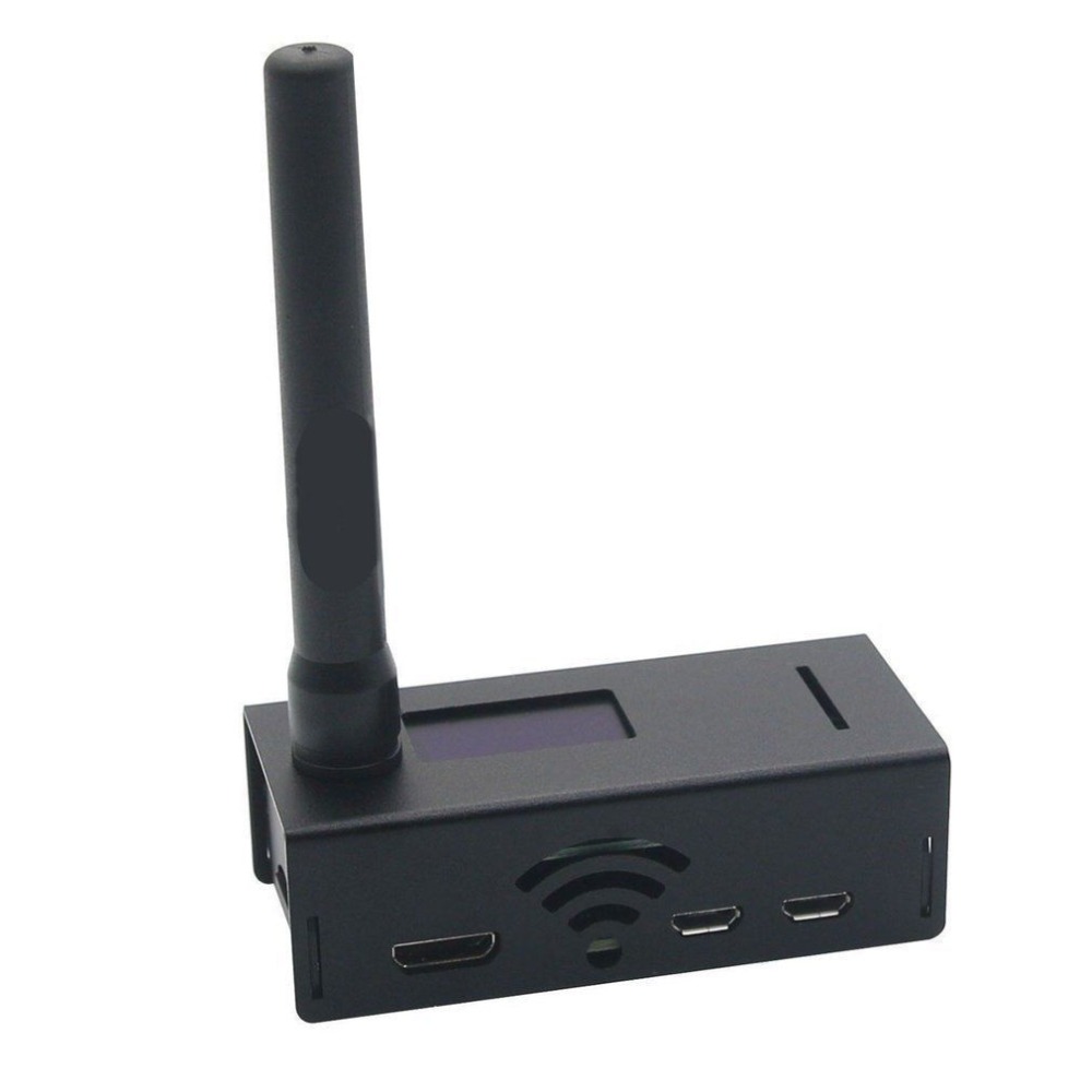 Montiert MMDVM Hotspot Unterstützung P25 DMR YSF NXDN + Raspberry pi Null W + OLED + Antenne + 16G SD karte + Fall
