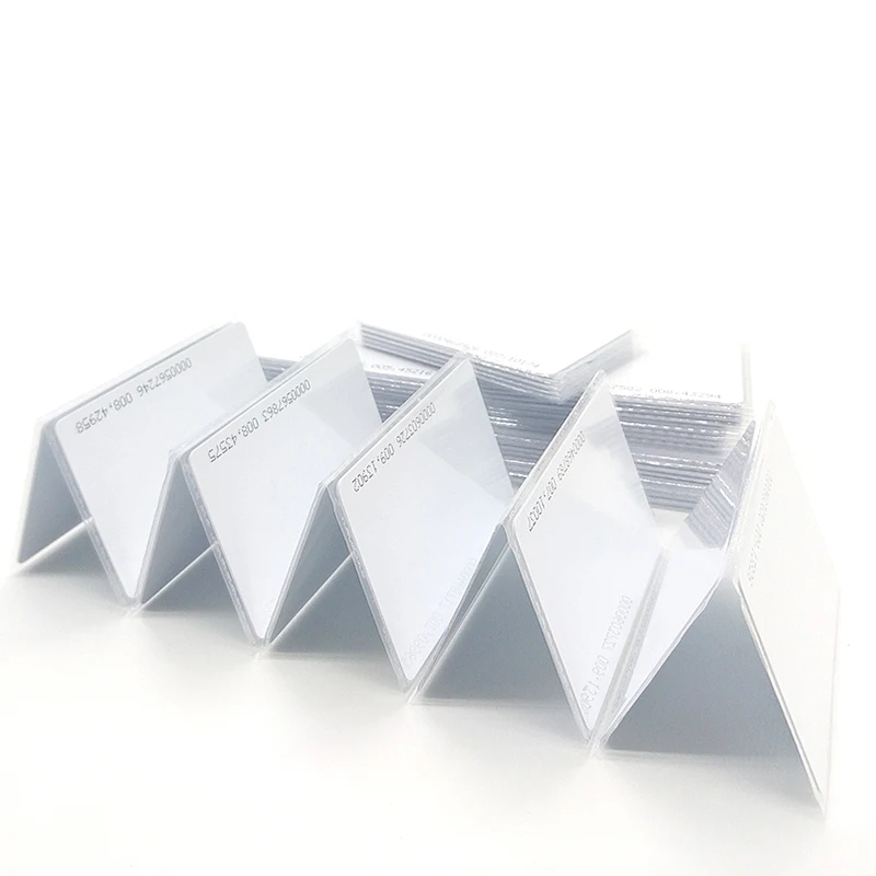 Карта RFID EM4100 TK4100, 100 шт./лот, 125 кГц, для контроля доступа, контроля времени , ключи для домофона