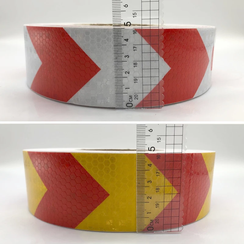 50mmx10m/Roll Reflective Tape Stickers Car-Styling Self Adhesive Warning Tape