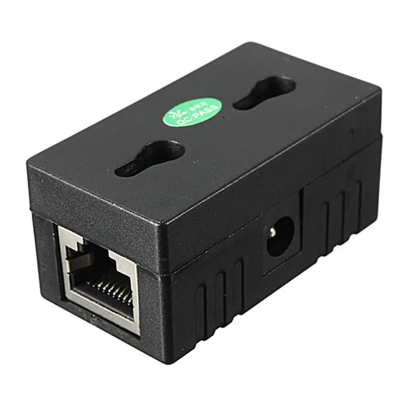 10m/100mbp passivo poe power over ethernet RJ-45 injector divisor adaptador de montagem na parede para cctv câmera ip rede rj45 plug