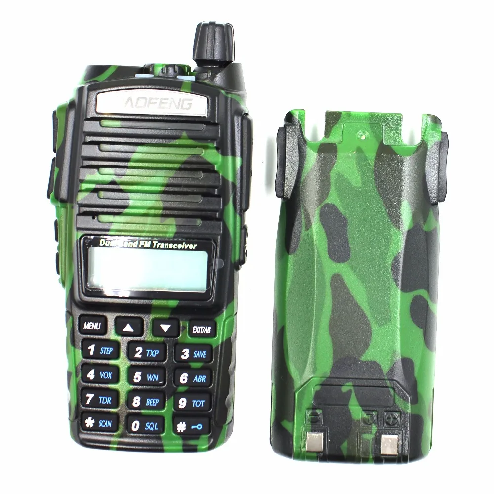 Baofeng UV-82 Walkie Talkie 5 Вт Портативная двусторонняя радиостанция Dual PTT Dual Band VHF UHF Ham Transceiver UV82 Охотничье радио